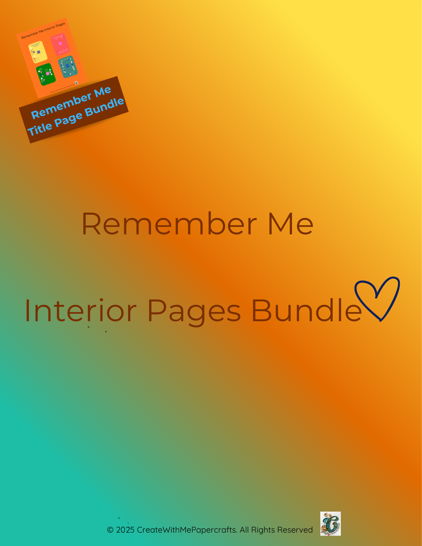Remember Me: Interactive Interior Keepsake Pages