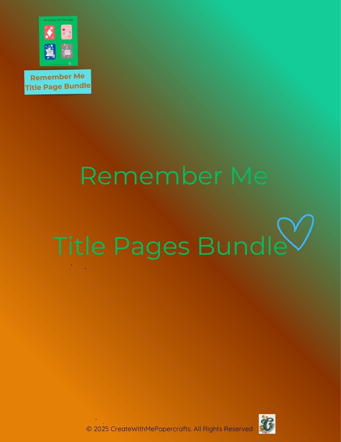 Remember Me: Interactive Title Pages Bundle