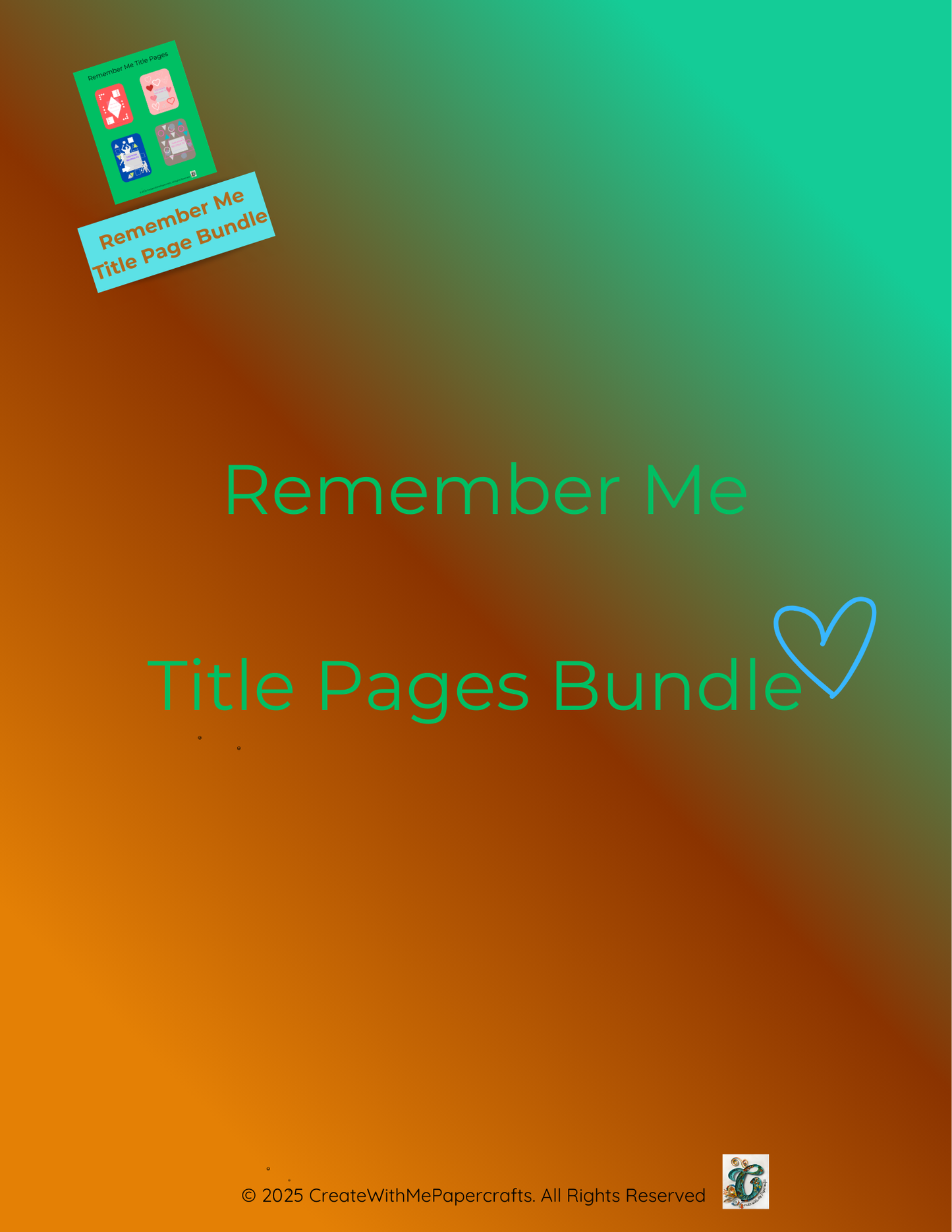 Remember Me: Interactive Title Pages Bundle