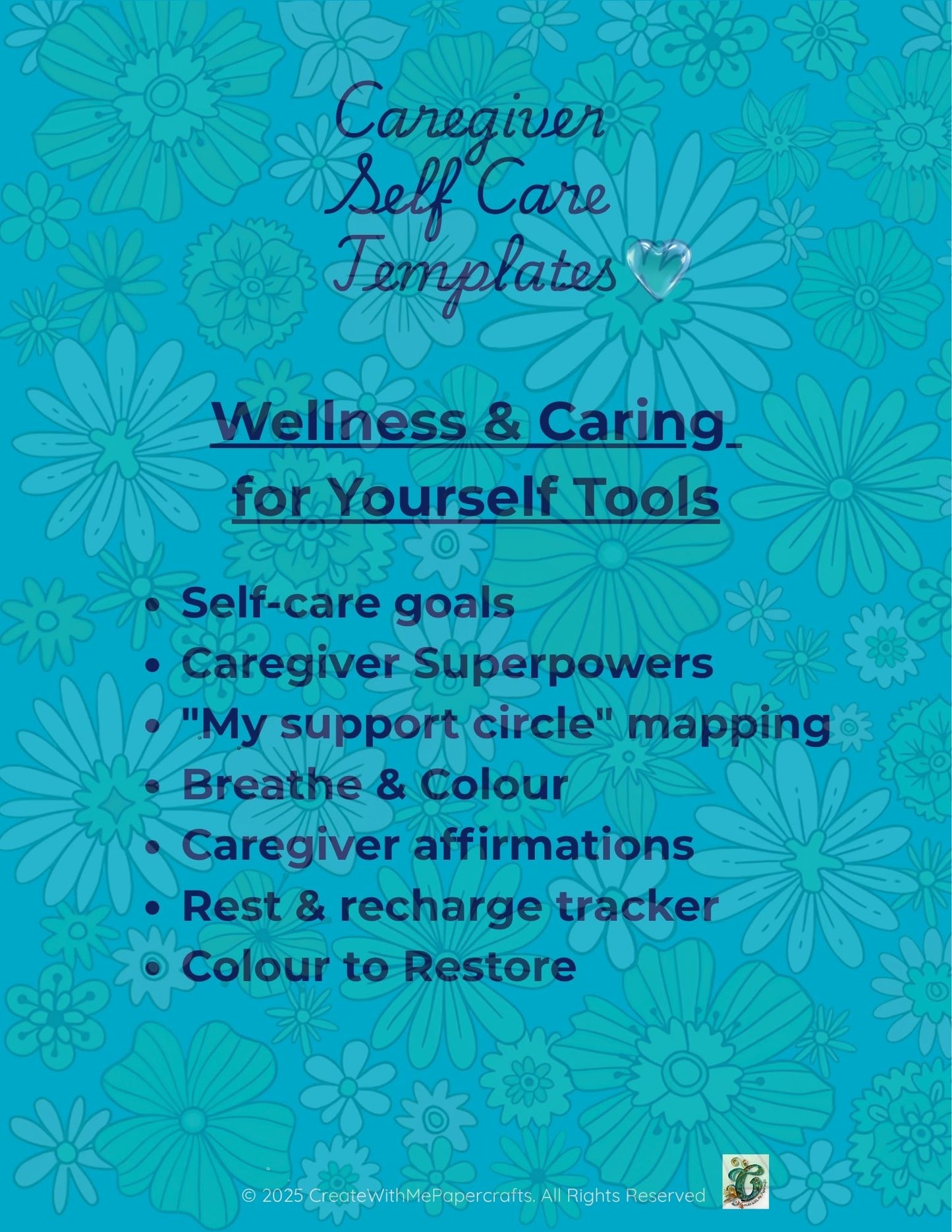 Wellness & Caring For Yourself Tools (13 pgs)