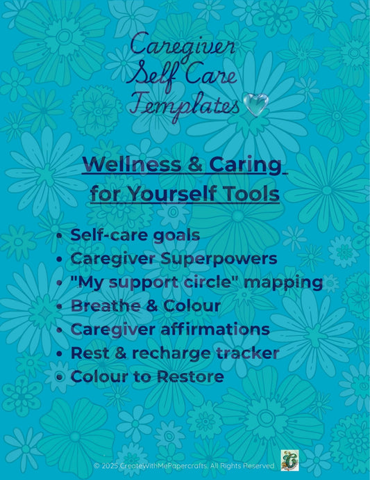 Wellness & Caring For Yourself Tools (13 pgs)